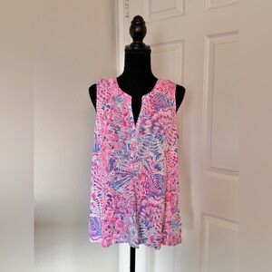 Lilly Pulitzer Vibrant Pink/Purple Top